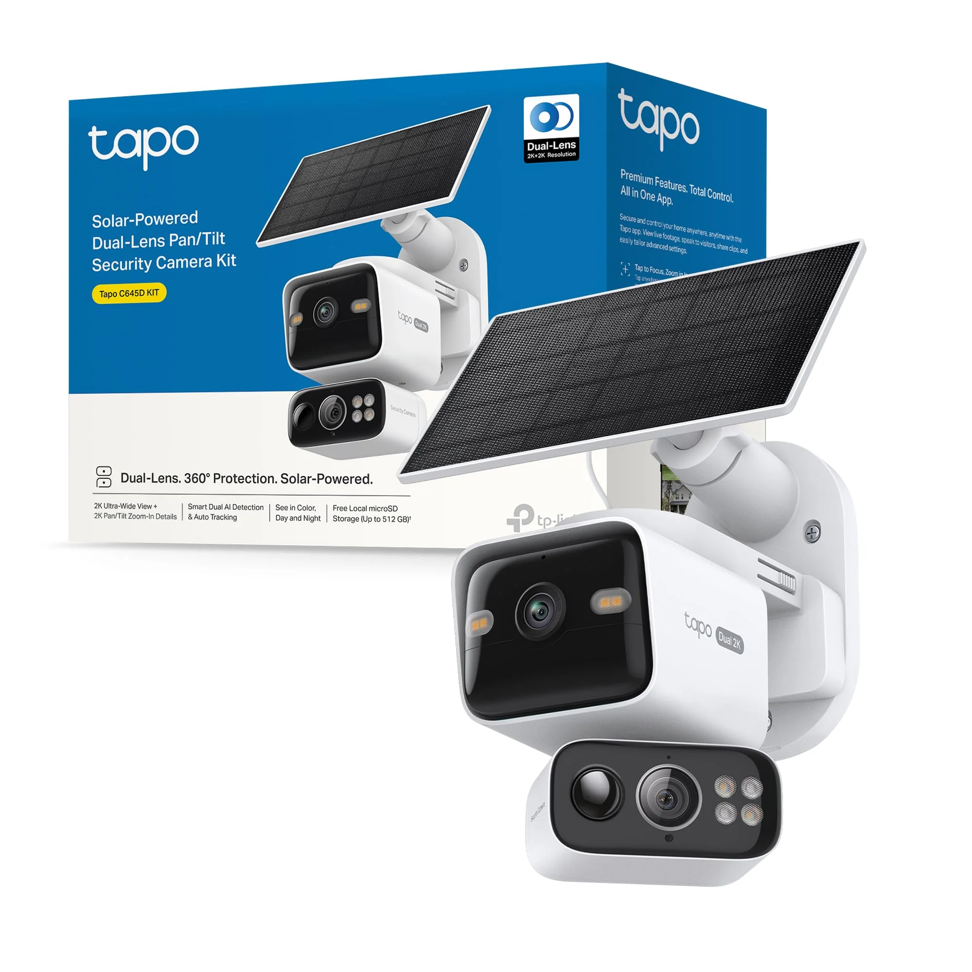 Telecamere Tapo a batteria con supporto 24/7 Capture